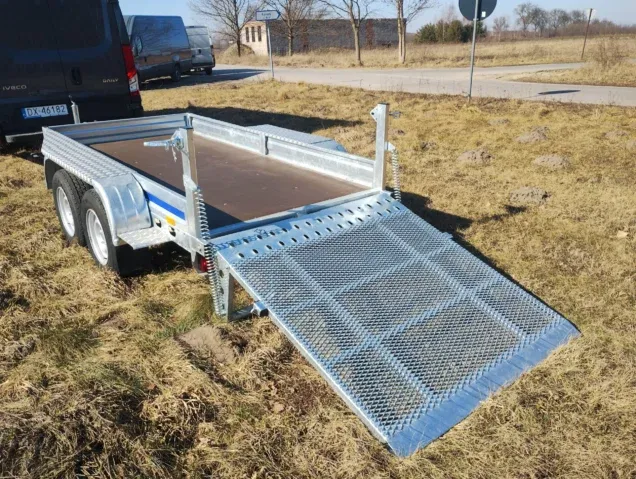 Laweta 2-osiowa pod koparkę, wózek widłowy